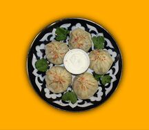 Манты с говядиной 