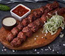 Люля-кебаб из говядины и свинины