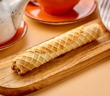 Трубочка вафельная со сгущенкой