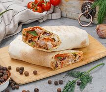 Шаурма с сыром моцарелла