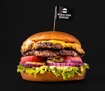 Бургер Классика Black Angus двойной