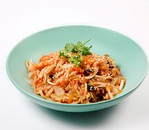 Рисовая лапша с креветками