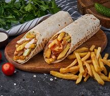 Гирос Xxl с шашлыком из курицы
