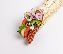 Шаверма с колбасками