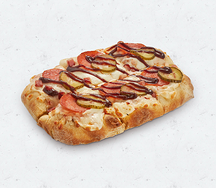 Римская пицца Пепперони с беконом