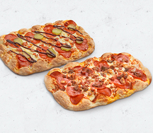 Пепперони с беконом и Много мяса
