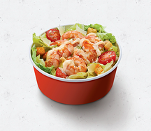 Салат Цезарь с креветками