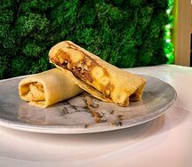 Блины c копченой курицей