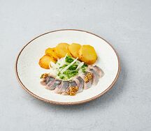 Сельдь с картофелем и луком