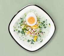 Окрошка на кефире