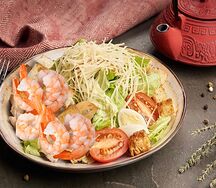 Салат Цезарь с креветкой