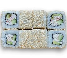 Ролл Калифорния с кунжутом