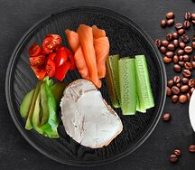 Фитнес-завтрак с лососем