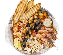 Большой микс морепродуктов от Каспийки