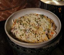 Спагетти с телятиной и трюфельным соусом