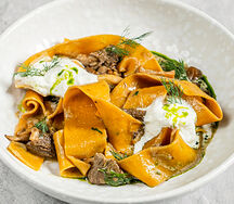 Паппарделле с лесными грибами