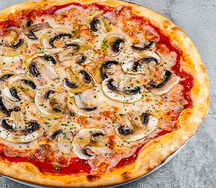 Пицца с шампиньонами