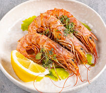 Аргентинские креветки в соусе биск