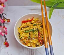 Лапша с овощами
