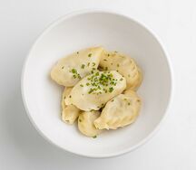 Вареники с капустой и грибами