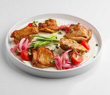 Шашлык из филе куриного бедра