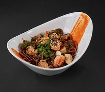 WOK Креветки и овощи