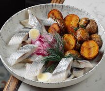 Сельдь с картофелем