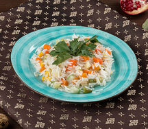 Круглый рис с овощами
