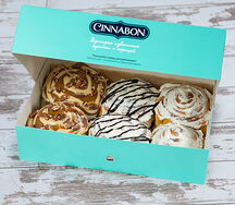 6 булочек ассорти 4 синнабона и 2 шокобона