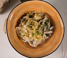 Гоймон с курицей и шампиньонами