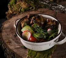Hугабша печень в рубашке