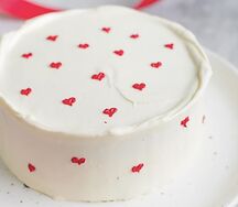 Бенто-торт с сердечками