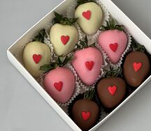 Клубника в шоколаде Сердца