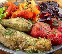 Овощи на мангале