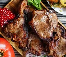 Шашлык из говядины (бастурма)