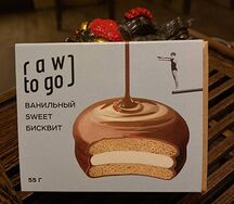 Ванильный sweet бисквит Raw to go