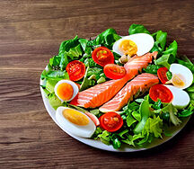 Цезарь с семгой