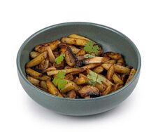 Картофель, жаренный с грибами