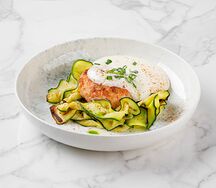 Крабкейк с цукини на гриле