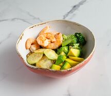 Боул с креветками