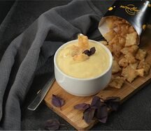 Крем-суп сырный с сухариками
