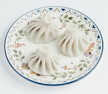 Хинкали со свининой и говядиной