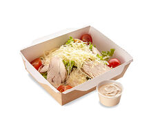 Салат Цезарь с курицей