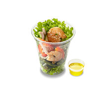 ФитСалат с креветкой, курицей и стручковой фасолью