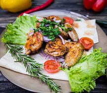Шашлык из куриных крылышек