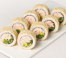 Калифорния в кунжуте ролл