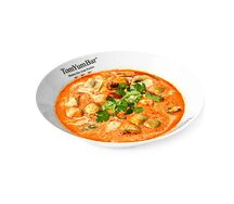 Tom Yum классический с курицей с доброй порцией пропаренного риса