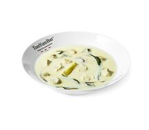 TomKha с курицей с доброй порцией пропаренного риса