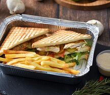 Клаб сэндвич с цыпленком и сыром