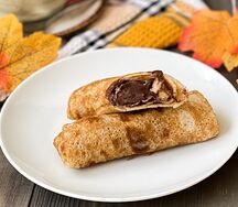 Блинчики с бананом и Нутеллой
